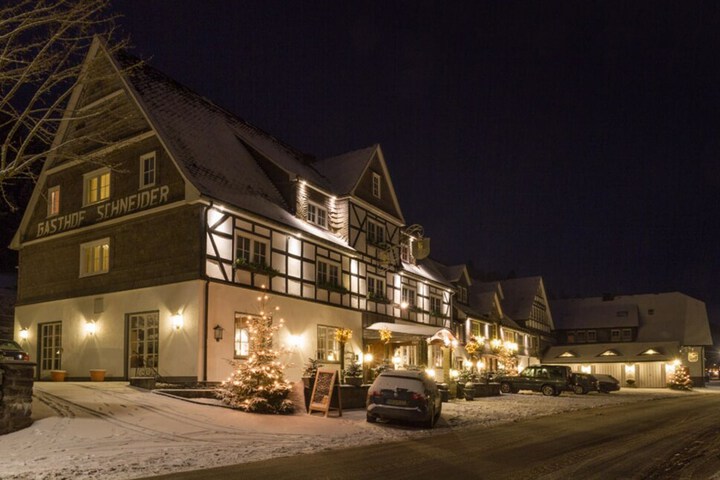 Front of property - evening/night