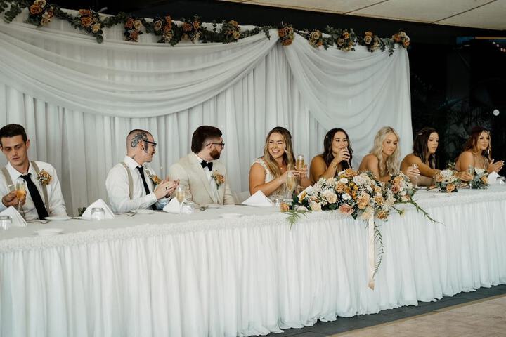Indoor wedding