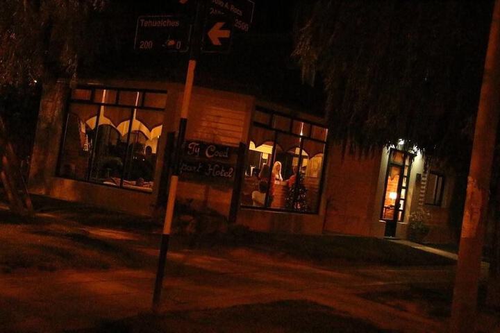 Front of property - evening/night