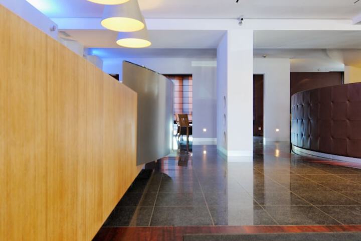 Interior entrance