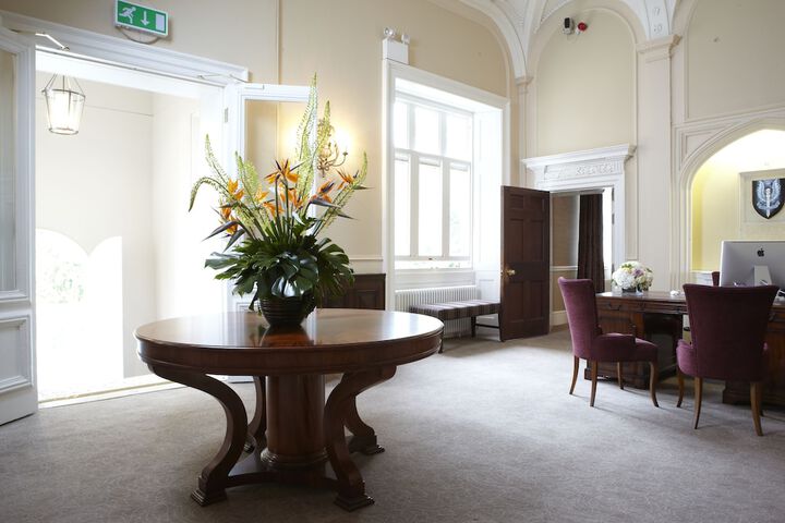 Interior entrance