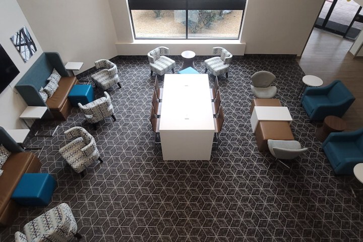 Lobby sitting area