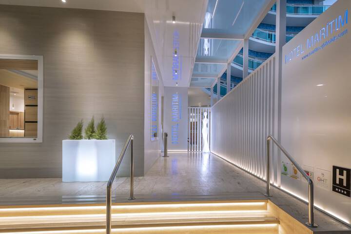 Interior entrance