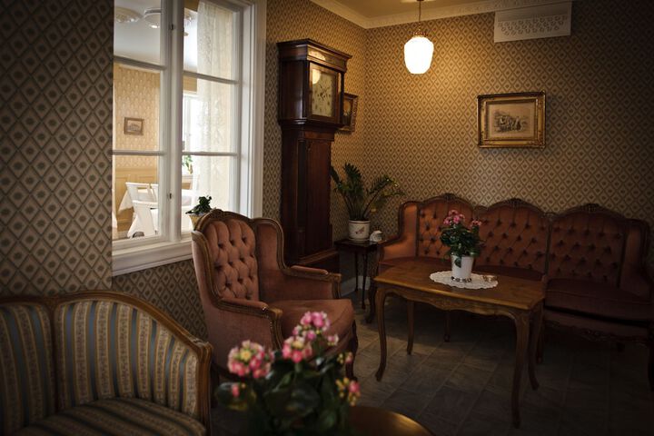 Interior entrance