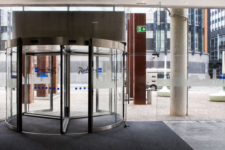 Interior entrance