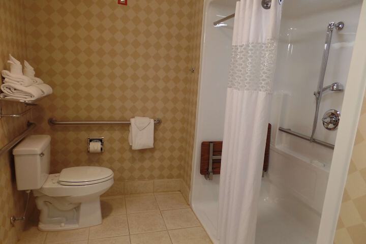 1 King Accessible 3x3 Shower with Sofa Bed (5 of 7)