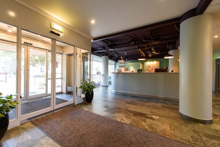 Interior entrance