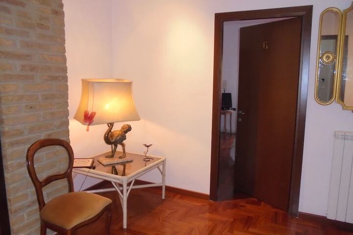 Interior entrance