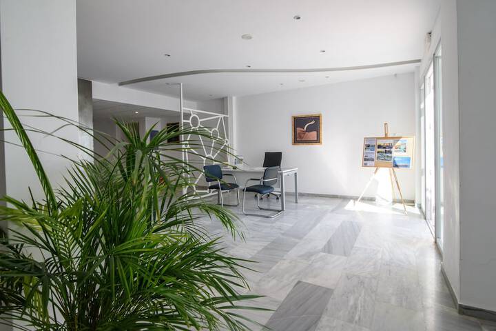 Interior entrance