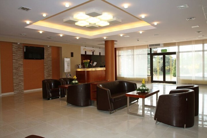 Interior entrance