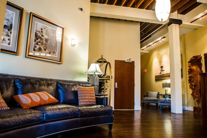 Lobby sitting area