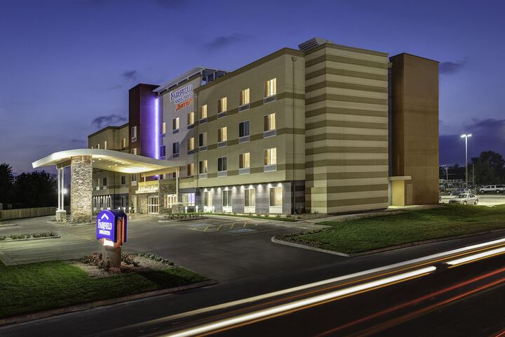 Front of property - evening/night
