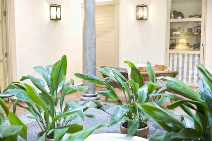 Interior entrance