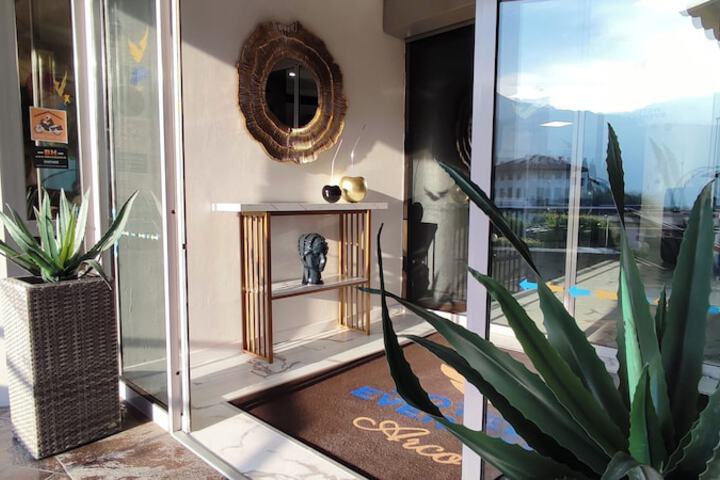 Interior entrance