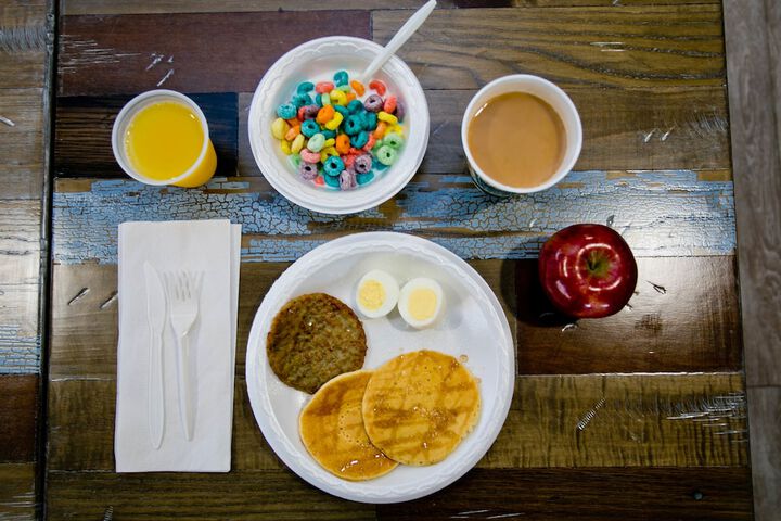 Breakfast area