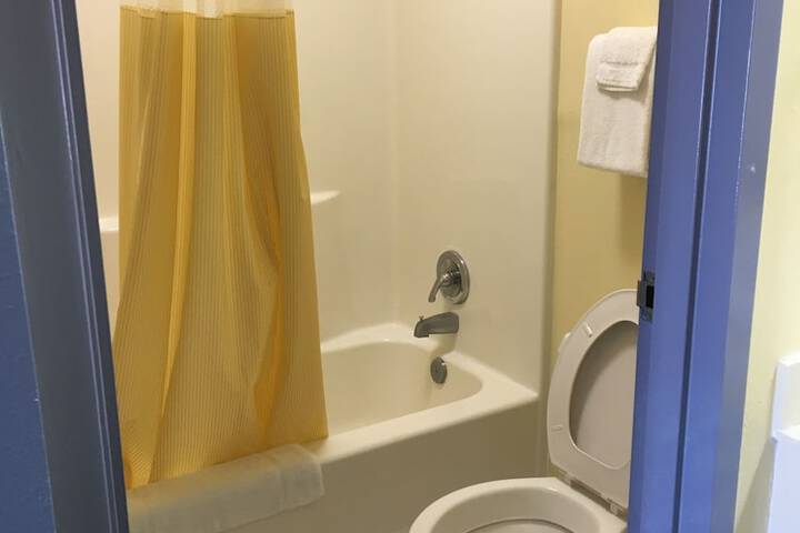 2 Double Beds Mobility or Hearing Accessible Roll in Shower (11 of 11)