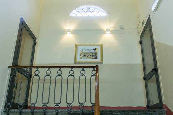 Interior entrance