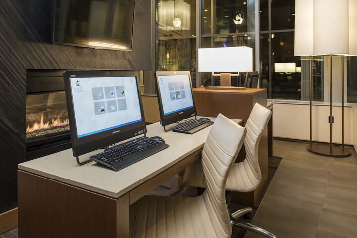 Lobby sitting area