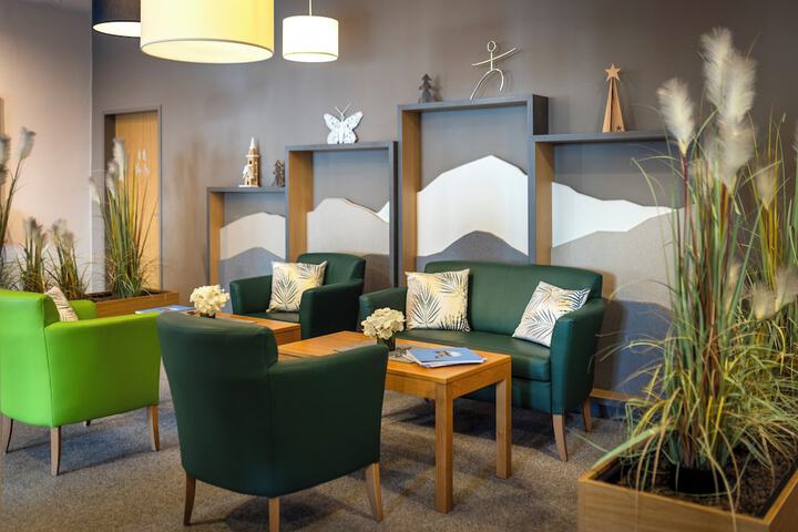 Lobby sitting area