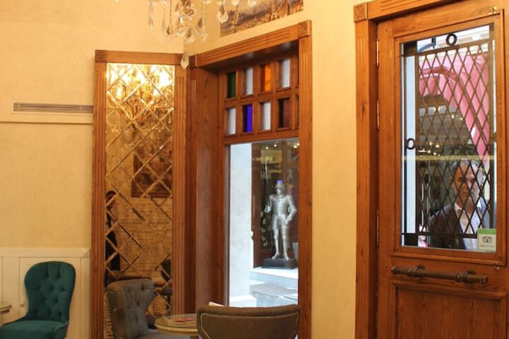 Interior entrance