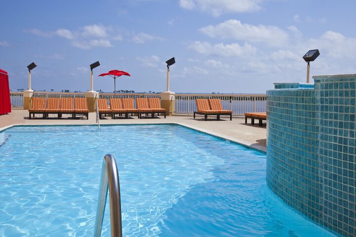 Rooftop pool