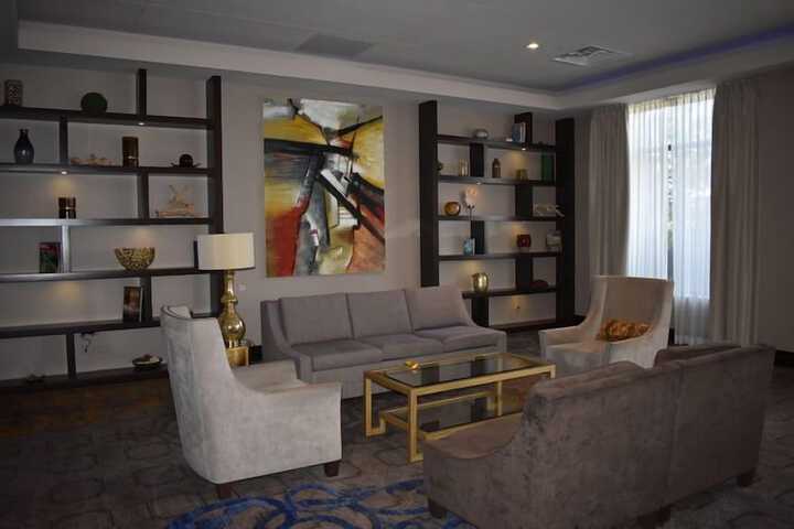 Lobby sitting area