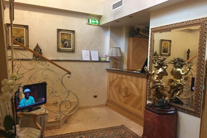 Interior entrance