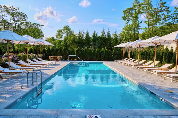 Swimming pool at Belden House & Mews