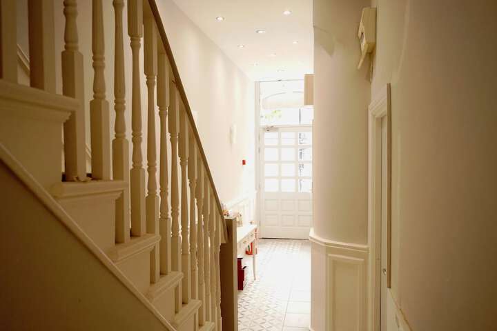 Interior entrance