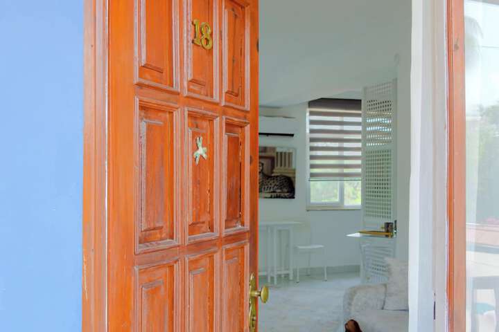 Interior entrance
