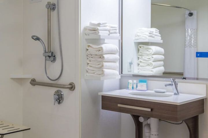 1 King Mobility Accessible Roll in Shower with Sofa Bed (4 of 22)