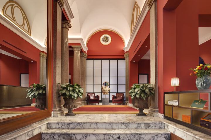 Interior entrance