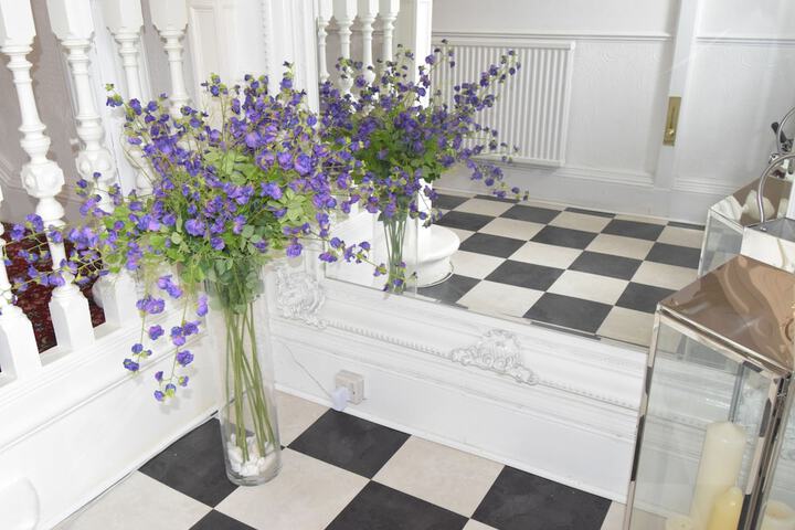 Interior entrance