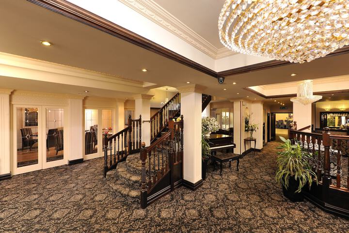 Interior entrance