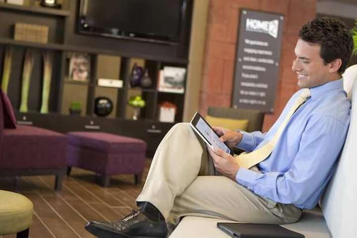 Lobby sitting area