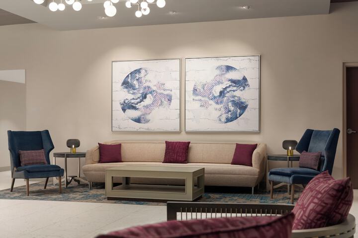 Lobby sitting area