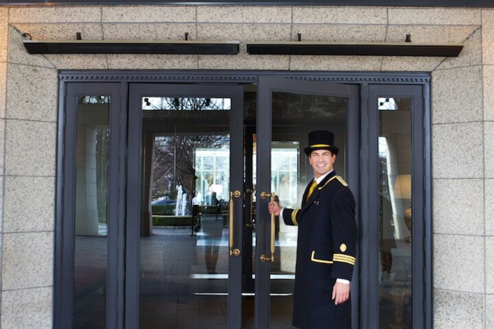 Interior entrance