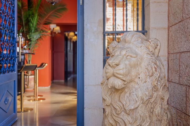 Interior entrance