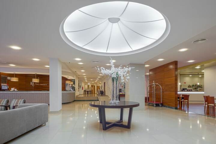 Interior entrance