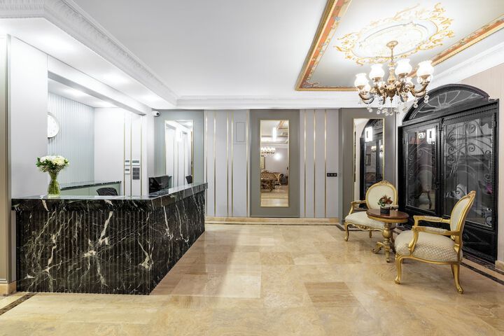 Interior entrance