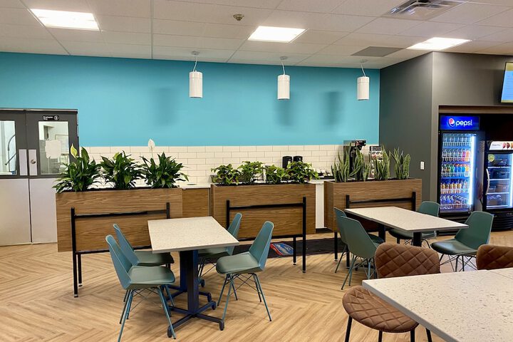 Breakfast area