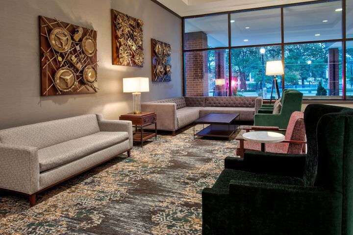 Lobby sitting area