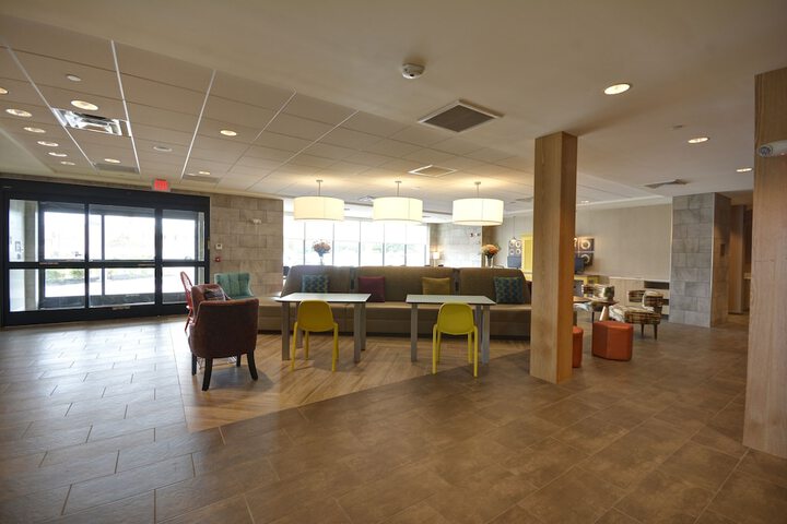 Interior entrance