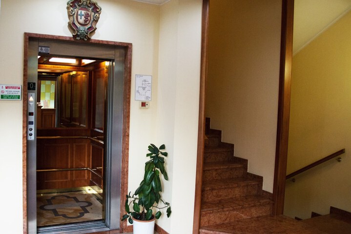 Interior entrance
