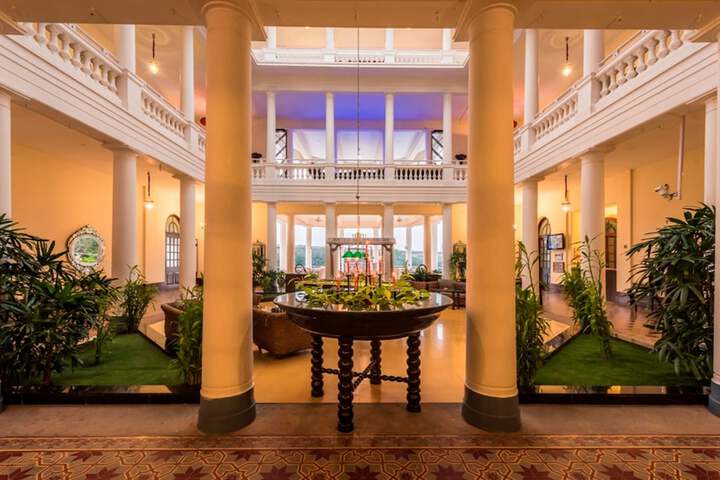 Interior entrance