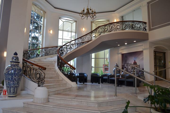 Interior entrance