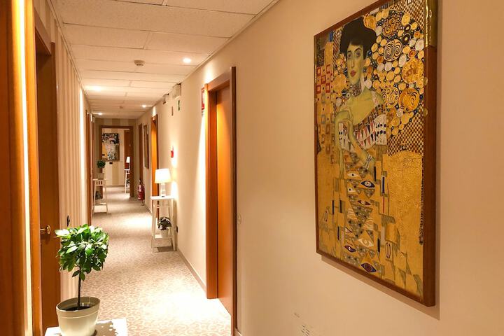 Interior entrance