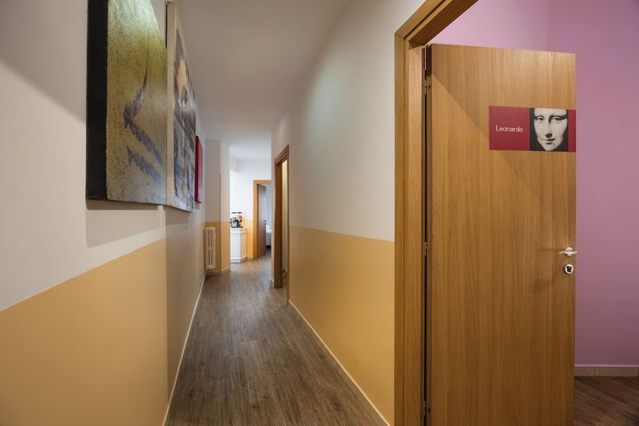 Interior entrance