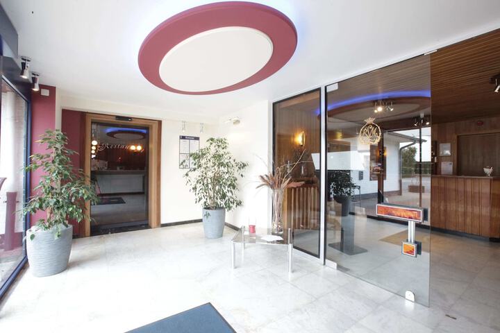 Interior entrance