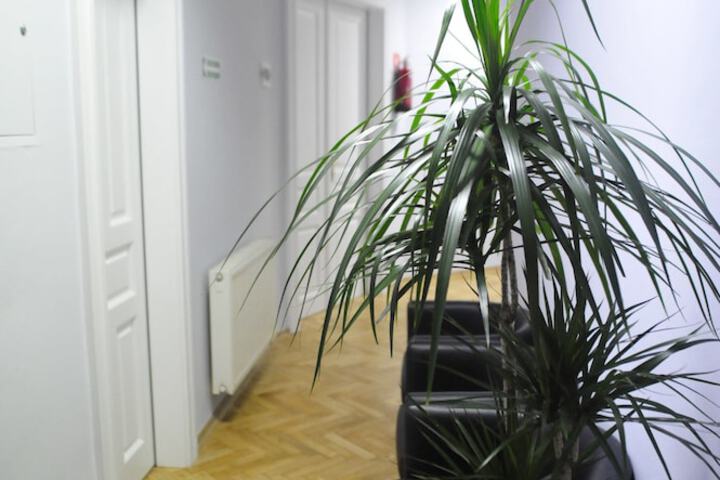 Interior entrance
